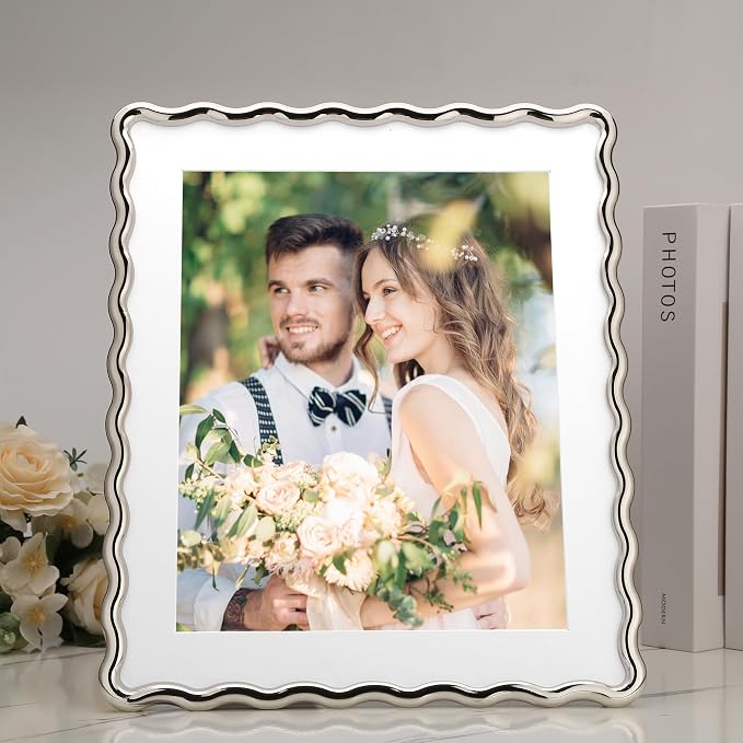 Silver 10x12'' Heavy-Duty Zinc Alloy Picture Frames - Image 5