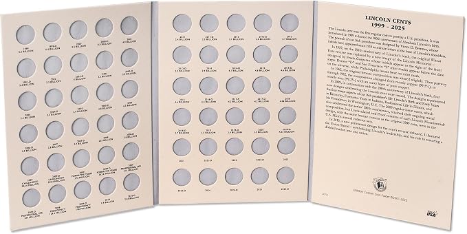 Littleton Coin Company 1999-2025 Lincoln Cent Folder - Image 3