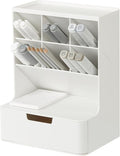 BLUE GINKGO Hive Desk Organizer – Vertical 6-Compartment, Full-drawer Storage – by BLUEGINKGO