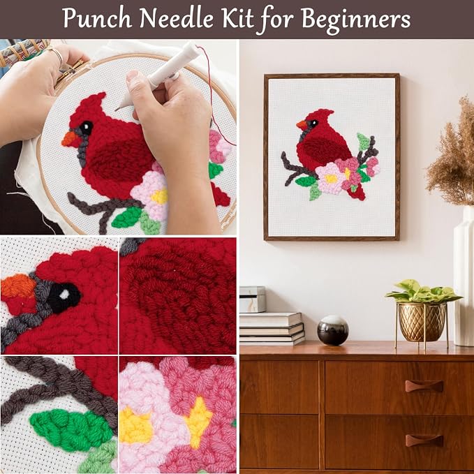 Louise Maelys Beginners Punch Needle Kits, - Image 4