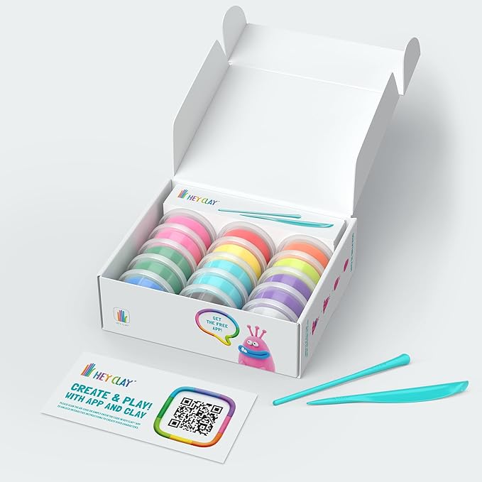 HEY CLAY Set - Colorful Modeling Air Dry Clay Kit - Image 2