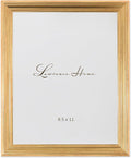 Lawrence Frames 8.5x11 Sutter Burnished Gold Picture Frame by LawrenceFrames