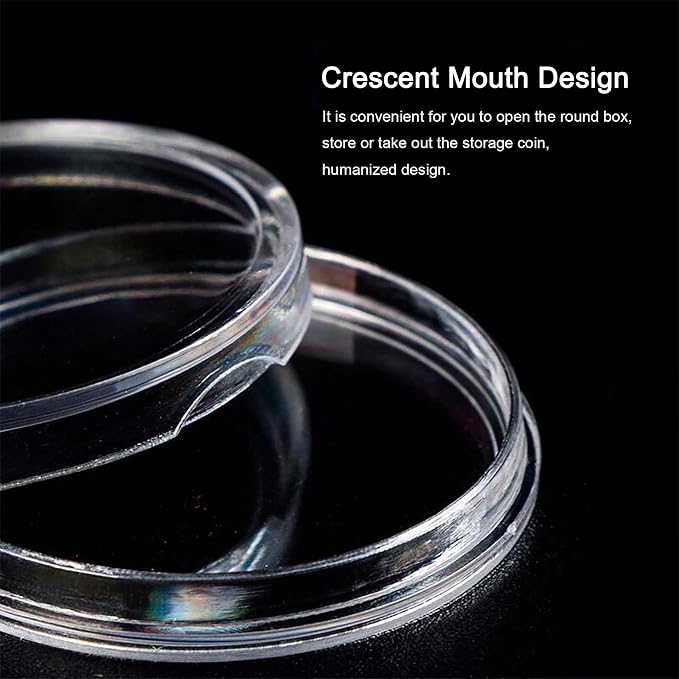 240 Pieces 30mm Coin Capsules Coin Holders - Image 4