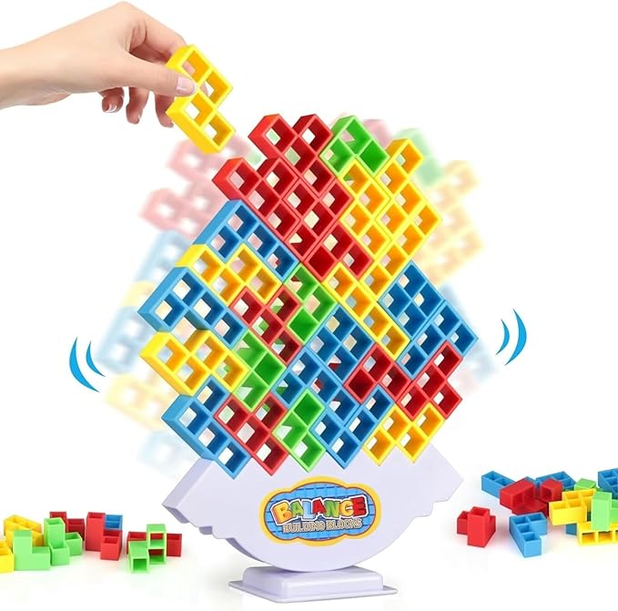 64 Pcs Stacking Tower Game by Gdaytao