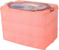 Sooyee Craft Storage Organizer, 3-Tier Plastic Sewing Box by Sooyee