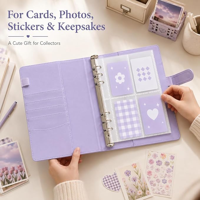 A5 Kpop Photocard Binder, 6-Ring Collector’s Album - Image 6