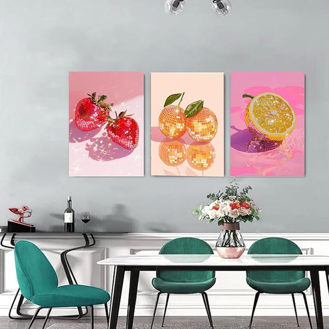 RYMILIE 3 Packs Fruit Diamond Art Kits - Image 4
