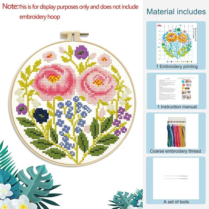 LSLFQYQSK Beginners Embroidery Kits - Image 2