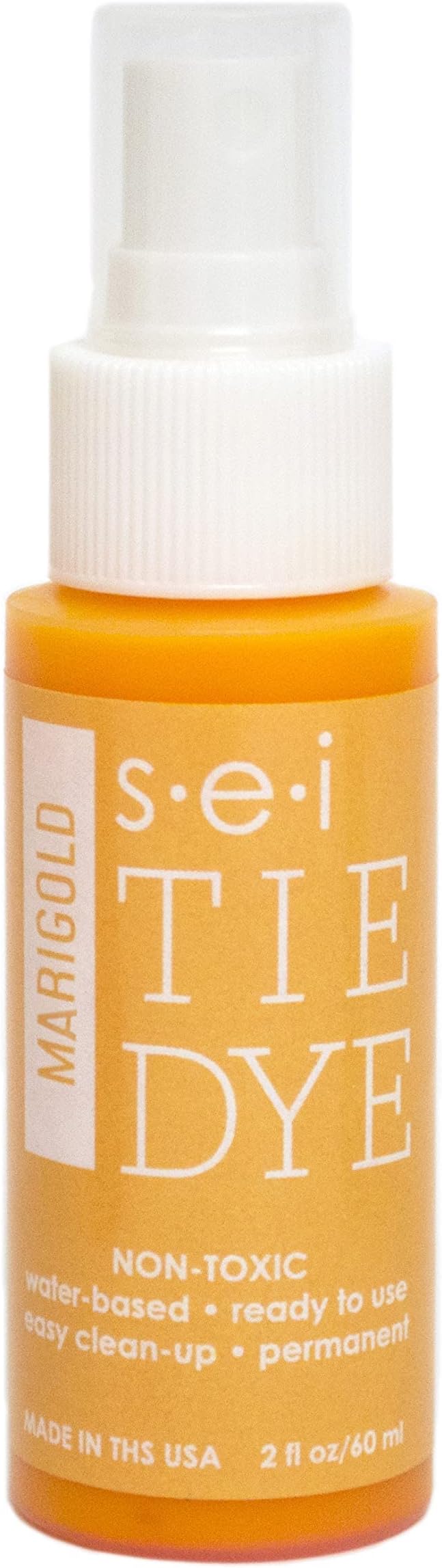 S.E.I. Marigold Tie Dye Spray Bottle: 2oz. Non Toxic Fabric Dye Spray, DIY by SEI