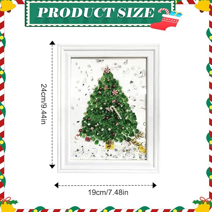 CIYOJA Sea Glass Christmas Tree Craft Kit - Image 7