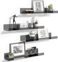 upsimples 4 Pcs 15" Acrylic Shelves by upsimples