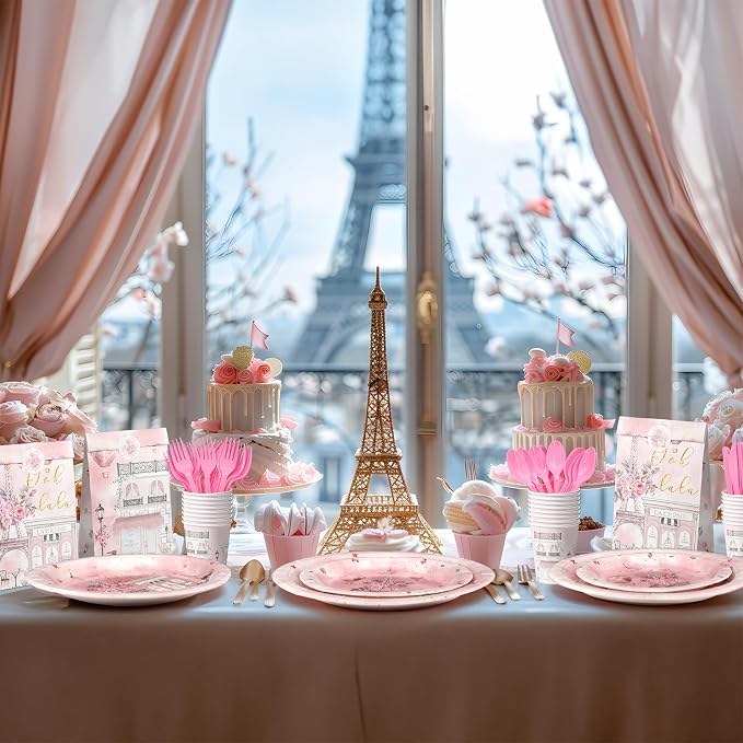 Paris Party Decorations Set - Image 7