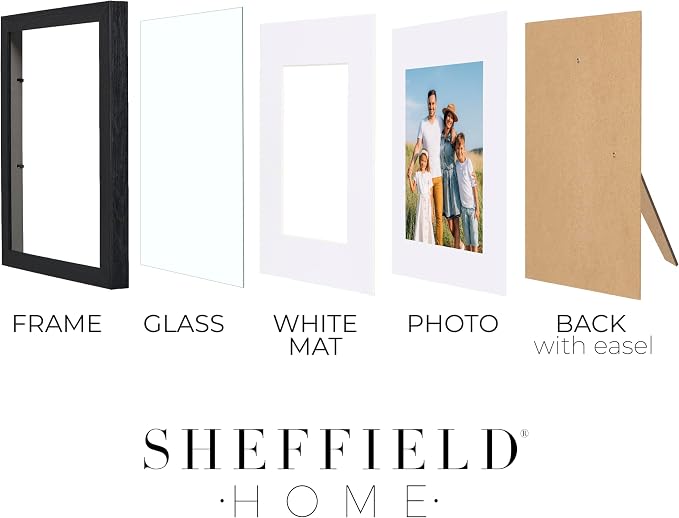 Sheffield Home 4 Piece Gallery Wall Frame Set, 8x10 Inch - Image 6