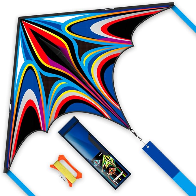 Kite, Large Delta Kites for Kids and Adults, Durable Multifunctional Beach Kite by SGftre