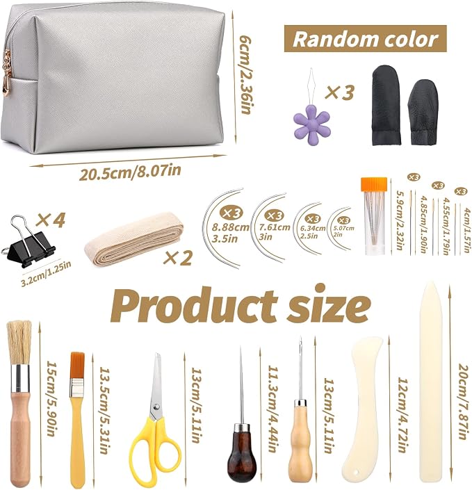 49 Pcs Book Binding Kits for Beginners Hand Bookbinding Tools Bookbinding - Image 2