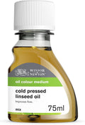Winsor & Newton Cold Pressed Linseed Oil, 75ml Bottle by WinsorNewton