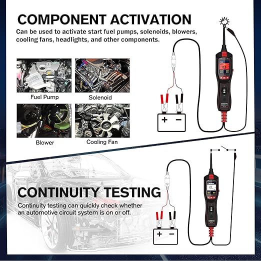 Electrical Tester for 6V-30V Cars, Short Circuit Breaker Finder Tool, Automotive Circuit Tester, Voltage Tester, P150