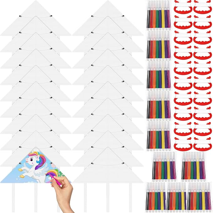 Honoson 20 Pieces DIY Blank Kite by Honoson
