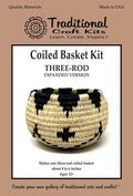Coiled Basket Weaving Kit Expanded Version | Three-Rod Basketry Technique by TraditionalCraftKits