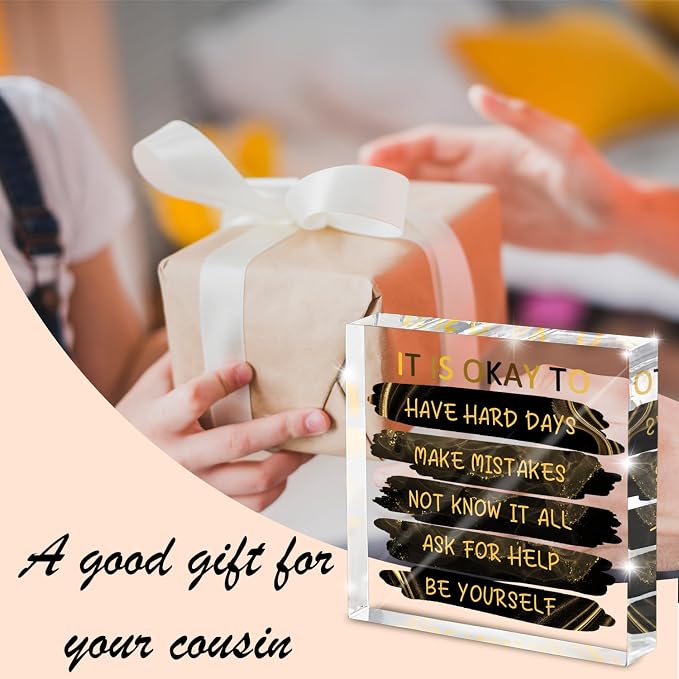 "It's Okay..." Motivational Decor, Inspirational Desk Accessories - Image 5