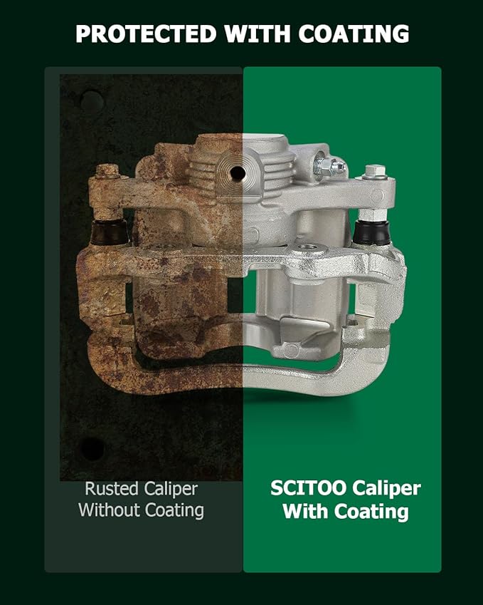 SCITOO Rear Right Brake Caliper With Bracket 18B4713 Fit For Chevy Blazer 98-05 For Chevy S10 98-04 For GMC Jimmy 98-05 For GMC Sonoma 98-04 For Isuzu Hombre 98-00 For Oldsmobile Bravada 98-01