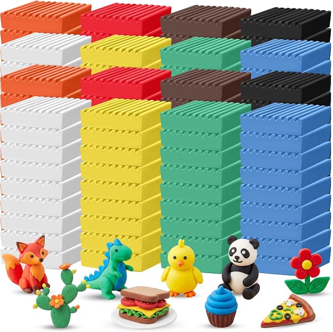 Syhood 144 Pieces Non Drying Modeling Clay 12.7lbs Modeling Clay by Syhood