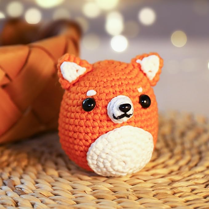 Crochet Kit for Beginners: Shiba Inu Crochet Kit, All You Need in, Include Easy - Image 7