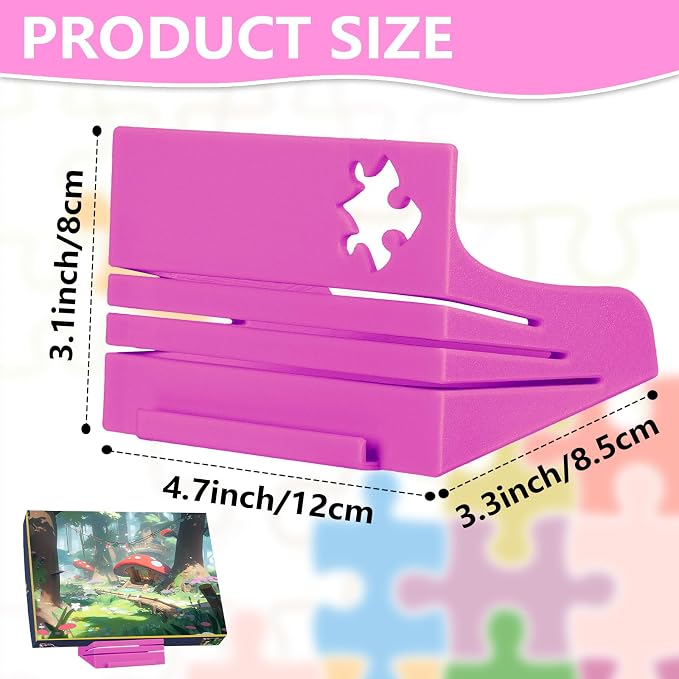 Jigsaw Puzzle Box Stand – Adjustable 3 Angle Puzzle Lid Holder, Puzzle Poster - Image 4