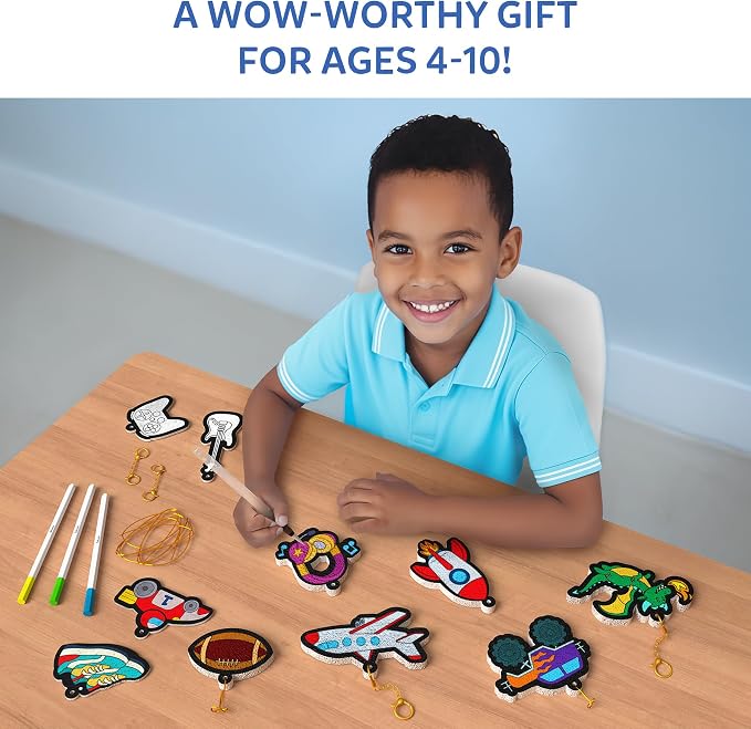 Skillmatics Aqua Puffs – Just Boy Things, Mess-Free 3D Art Kit | Paint by - Image 7