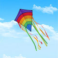 Colorful Diamond Kite, Fiberglass Frame by Unknown