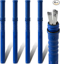 Tandefio 4 Pcs Welding Rod Storage Tube 40 Inch Tig Rod Storage Canisters Welding Electrode Holder Airproof Waterproof Container(Blue)