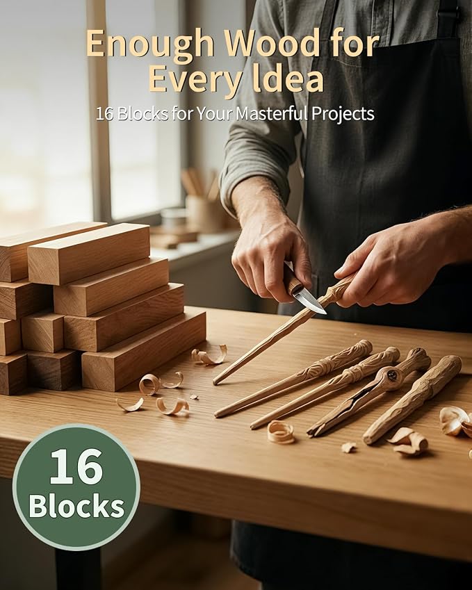Basswood Carving Blocks for Beginners - Image 4