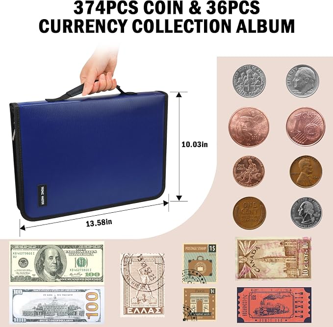 Coin Collection Book Holder Organizer - Image 4