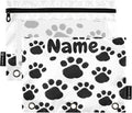 Custom Black Paws Print Pencil Pouch by BOENLE-WELCOMEYOURCOMING