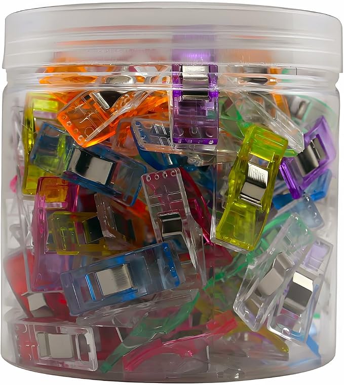 Sewing Clips, Sewing Clips for Fabric, Fabric Clips for Sewing and Quilting by OZXTYO