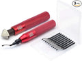AFA Tooling - Deburring Tool & Countersink Hand Reamer with 10 Extra Blades - Works on Metal, Resin, PVC Pipes, Copper, Plastic and 3D Printed Edges - Plumbing & 3D Printing Burr Removal Reamer Tool