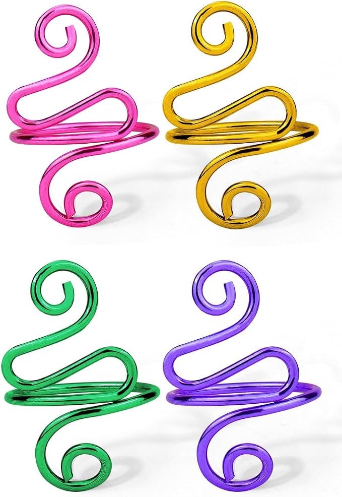 Vodolo 4PCS Gold Adjustable Yarn Tension Ring by Vodolo