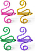 Vodolo 4PCS Gold Adjustable Yarn Tension Ring by Vodolo