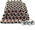 Merryland Drum Sander Sanding Band for Dremel 184pcs, 80# 1/2" Sanding Sleeve 180pcs and Mandrel 4pcs Rotary Tool, Electric Power Tool Accessory DIY, RMTA184C1