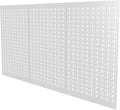 TORACK 3Pcs Metal Pegboard Panels(16x24 inch) for Wall Garage Utility Tools Storage Pegboard for Workbench, Modular Peg Board Tool Organizer Board Kit(Pack of 3, Grey)