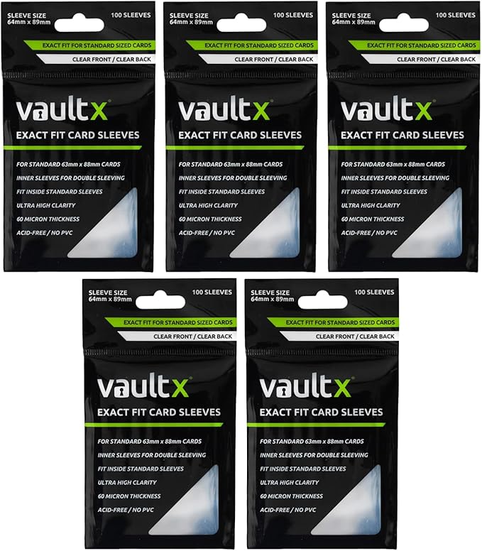 Vault X Exact Fit Sleeves Perfect Inner Sleeves by VaultX