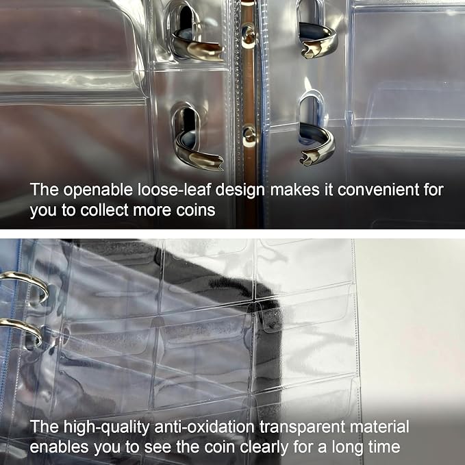 360 Pockets Coin Collection Book Holder - Image 6