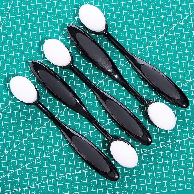UNIMEIX 5 Pcs Craft Ink Blending Brushes Set Tool Card Making Supplies Blender - Image 7