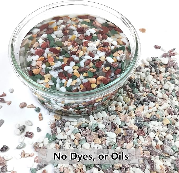 YISZM 5LB Succulent and Cactus Gravel Pebbles, 1/5 Inch Natural Decorative - Image 3