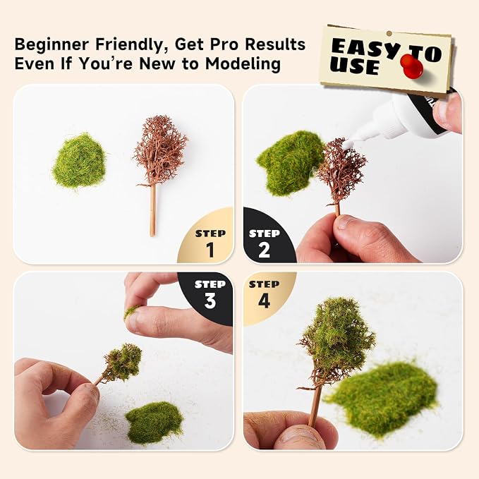 Golden Maple Miniature Terrain Basing Set, Static Grass & Scenery Flocks Kit - Image 6