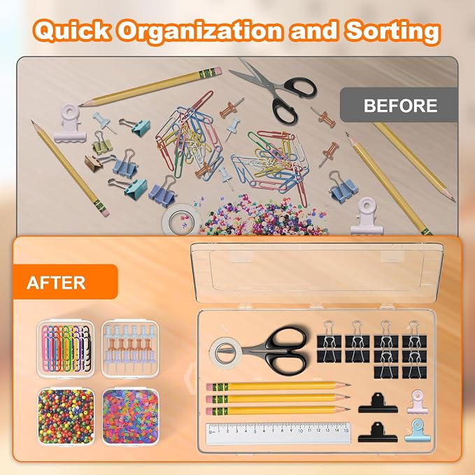 Bead Organizer Box, Craft Storage Box - Image 4
