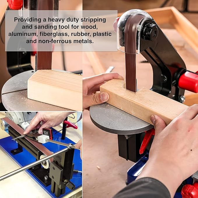 1x30 Sanding Belt, 80 Grit Aluminum Oxide Belt Sander Paper for Woodworking Metal Polishing,24 Pack(1x30 Inch, 80 Grit)