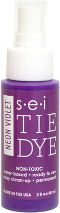 S.E.I. Neon Violet Tie Dye Spray Bottle: 2oz. Non Toxic Fabric Dye Spray by SEI