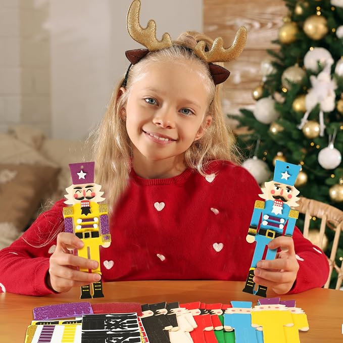 Fennoral 12 Pack Nutcracker Craft Kit - Image 5