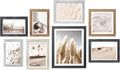 ArtbyHannah Gallery Wall Frame Set, 8 Pack Picture Frames Collage Wall Art Decor by ArtbyHannah
